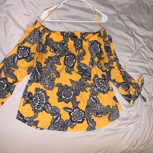 Yellow express blouse